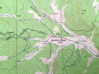 Antique Black Hawk, Colorado 1942 US Geological Survey Topographic Map – Gilpin County, Smith Hill, Cottonwood, Arapaho Forest, Ralston, CO