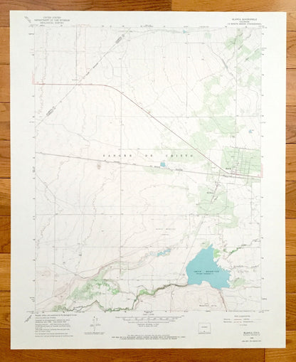 Antique Blanca, Colorado 1965 US Geological Survey Topographic Map – Sangre De Cristo, McClintock, Alamosa, Costilla County, Basaltic Hills