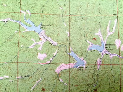 Antique Cascade, Colorado 1961 US Geological Survey Topographic Map – US Air Force Academy, Chipita Park, Glen Eyrie, Mount St Francis, CO