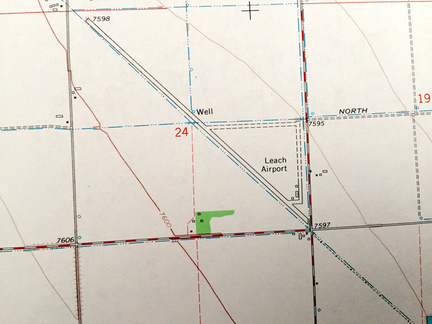 Antique Center, Colorado 1968 US Geological Survey Topographic Map – Saguache County, Leach Airport, Farmers Union Canal, La Garita