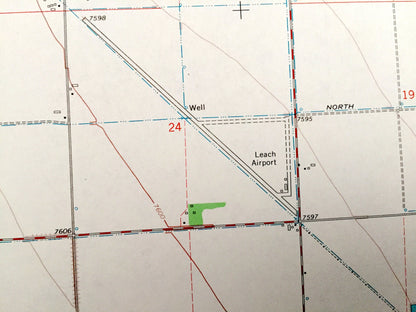 Antique Center, Colorado 1968 US Geological Survey Topographic Map – Saguache County, Leach Airport, Farmers Union Canal, La Garita