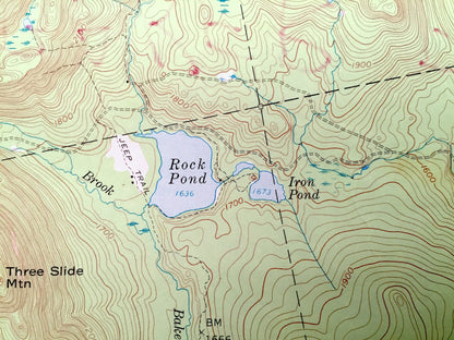 Antique Spencer Lake, Maine 1958 US Geological Survey Topographic Map – Somerset, Franklin County, Bobbstown, Appleton, Flagstaff, ME