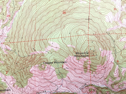 Antique Cripple Creek North, Colorado 1951 US Geological Survey Topographic Map – Black Mountain, Pike National Forest, Teller County