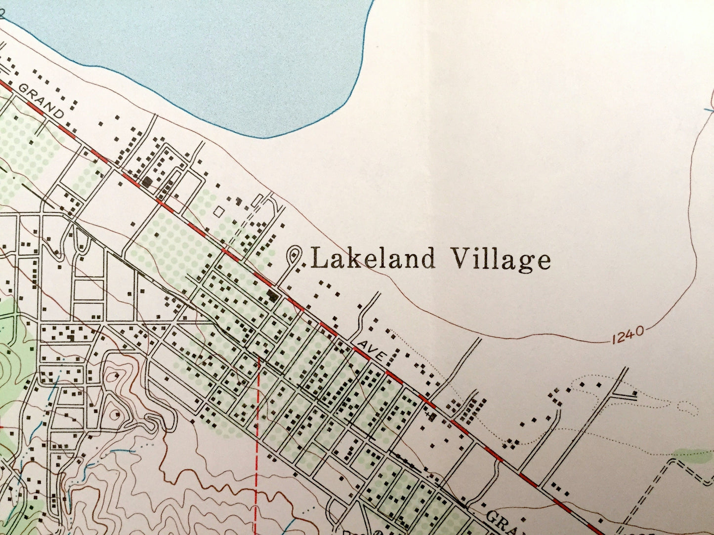 Antique Elsinore, California 1953 US Geological Survey Topographic Map – Riverside County, Terra Cotta, Sedco Hills, Lakeland Village, CA