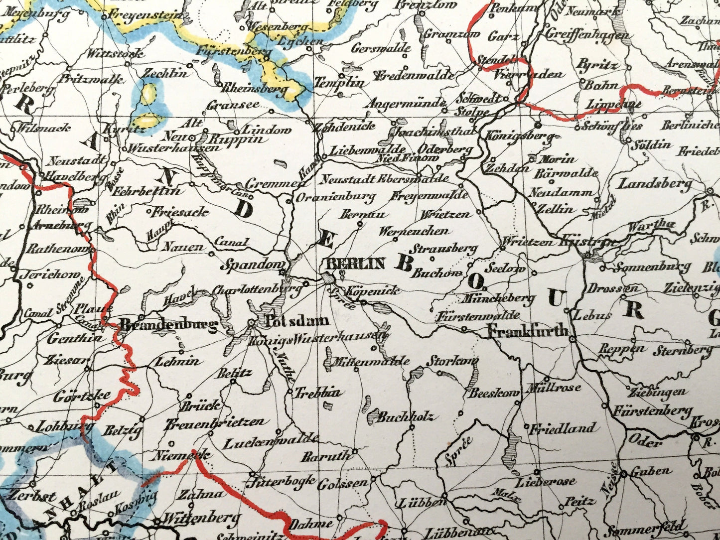 Antique 1835 Ancient Germany Map from JG Heck's Atlas Géographique, Astronomique et Historique – Austria, Italy, Berlin, Cologne, Stuttgart