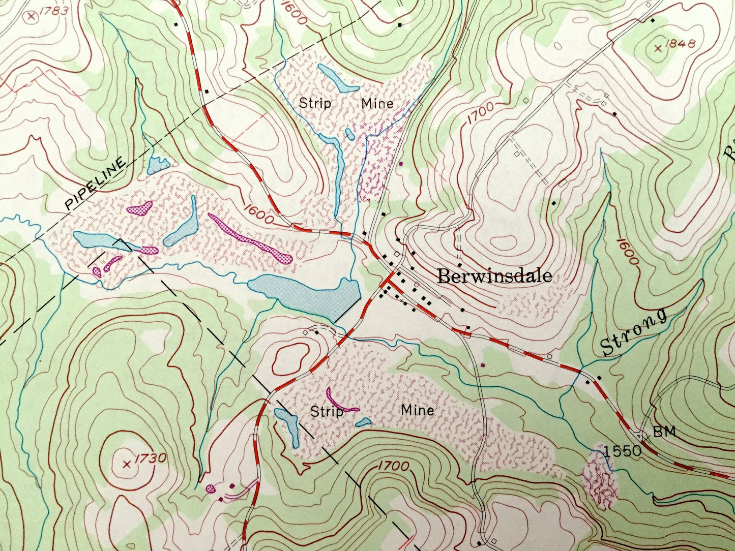 Antique Irvona, Pennsylvania 1959 US Geological Survey Topographic Map – Clearfield County, Jordan, Chest, Beccaria, Ferguson, Bigler, Knox