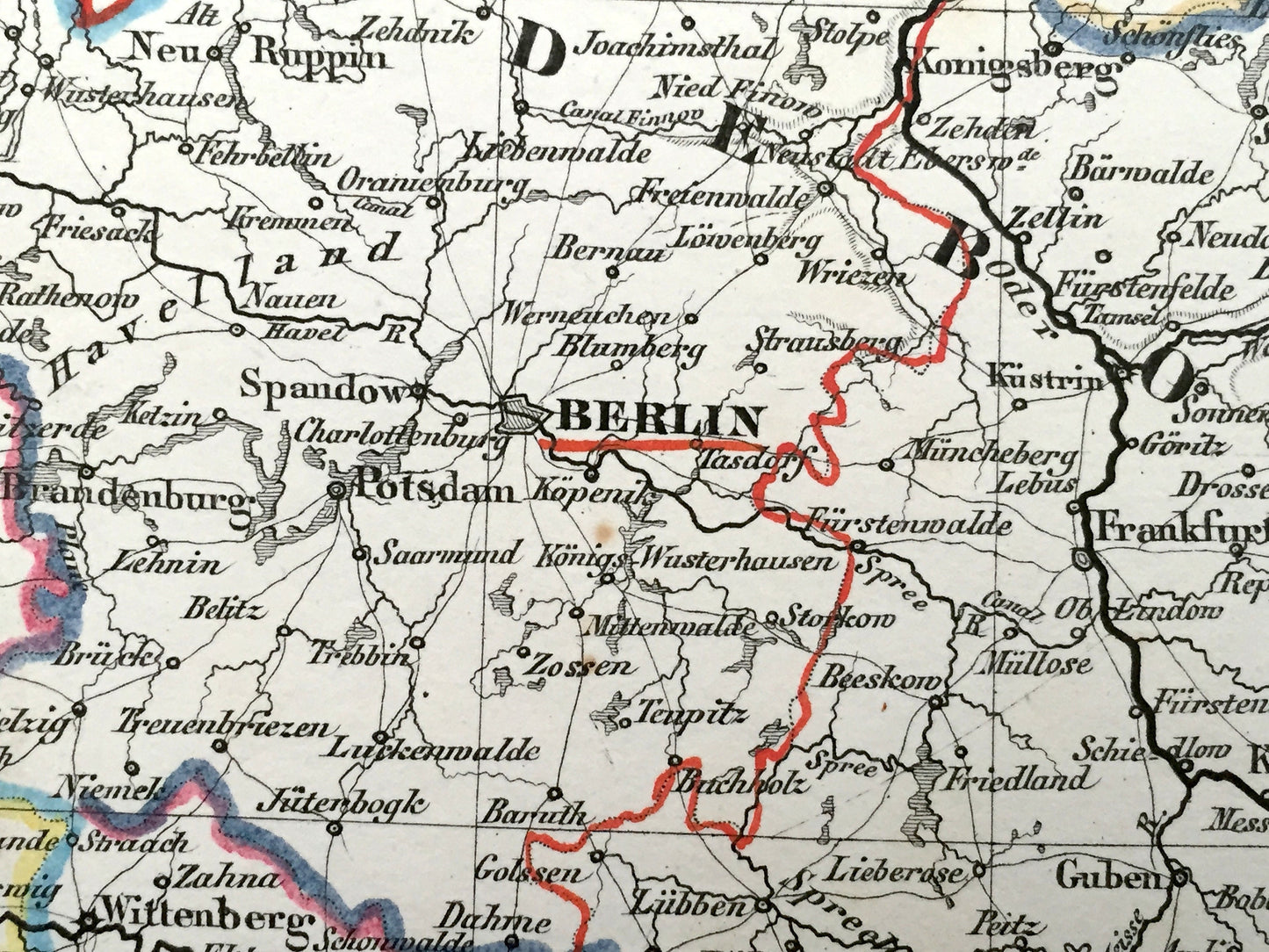 Antique 1835 Ancient Prussia Map from JG Heck's Atlas Géographique, Astronomique et Historique – Germany, Poland, Czech Republic, Magdeburg