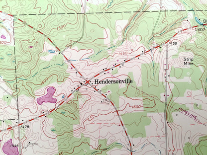 Antique Sandy Lake, Pennsylvania 1960 US Geological Survey Topographic Map – Mercer, Venango County, Worth, New Vernon, Jackson Township, PA