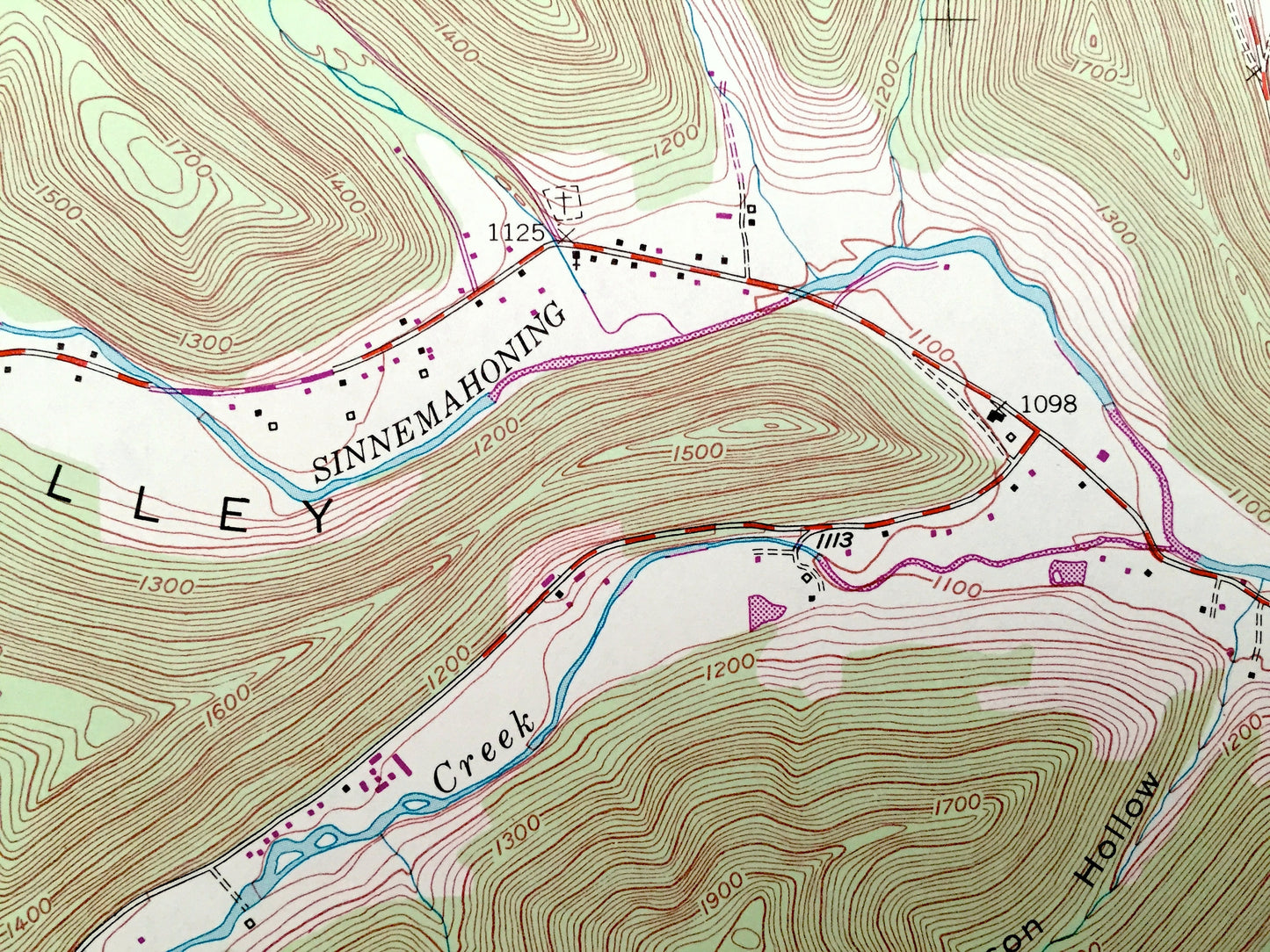 Antique Rich Valley, Pennsylvania 1948 US Geological Survey Topographic Map – McKean, Cameron County, Shippen, Norwich, Weber City, Lockwood