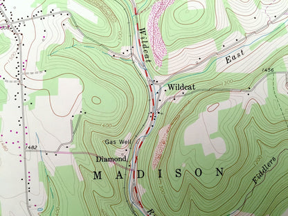Antique Sligo, Pennsylvania 1969 US Geological Survey Topographic Map – Armstrong County, Clarion County, Piney, Monroe, Toby, Porter