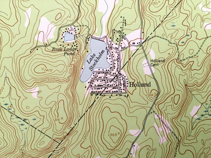 Antique Franklin, New Jersey 1954 US Geological Survey Topographic Map – Sussex, Morris, Passiac County, Sparta, Jefferson, Ogdensburg, NJ