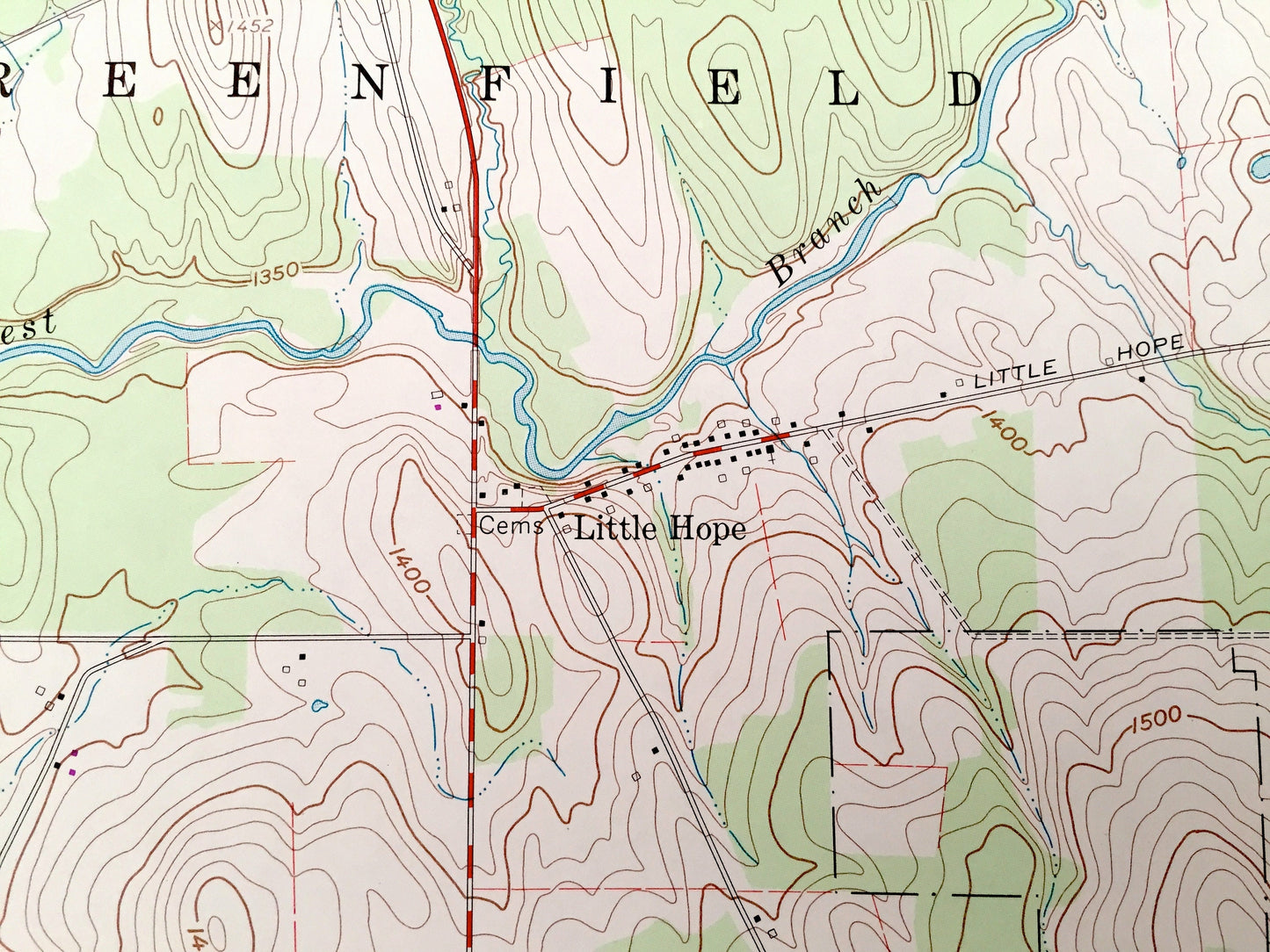Antique Wattsburg, Pennsylvania 1960 US Geological Survey Topographic Map – Greenfield, Lowville, Erie County, Chautauqua County, New York,
