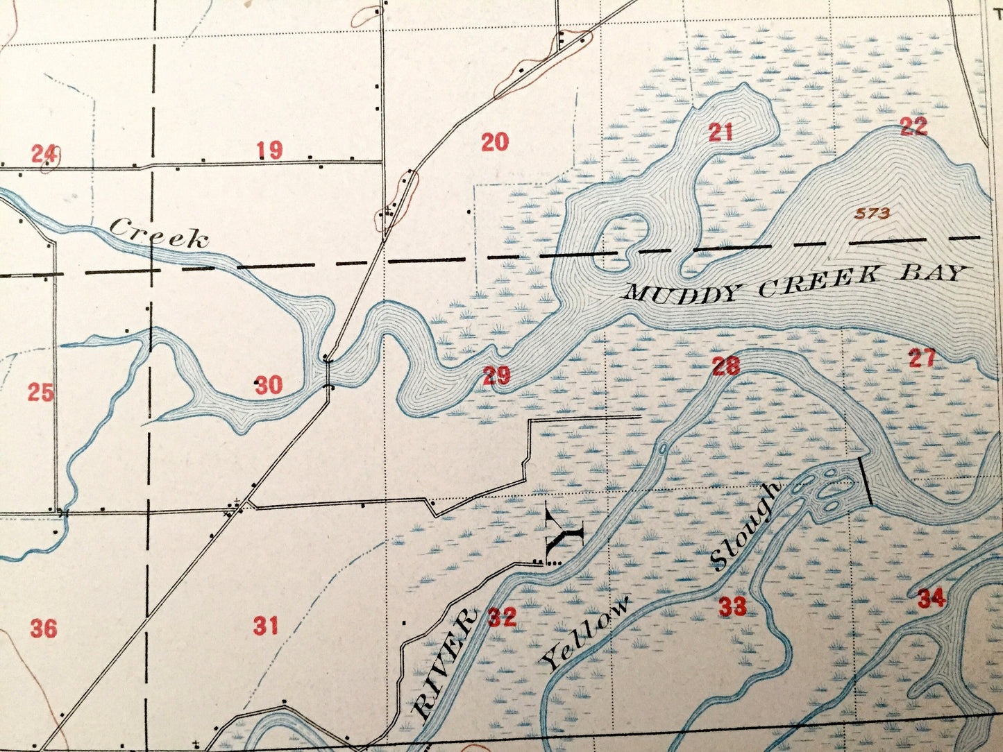 Antique Fremont, Ohio 1903 US Geological Survey Topographic Map – Sandusky County, Harris, Salem, Ballville, Green Creek, Erlin, Washington