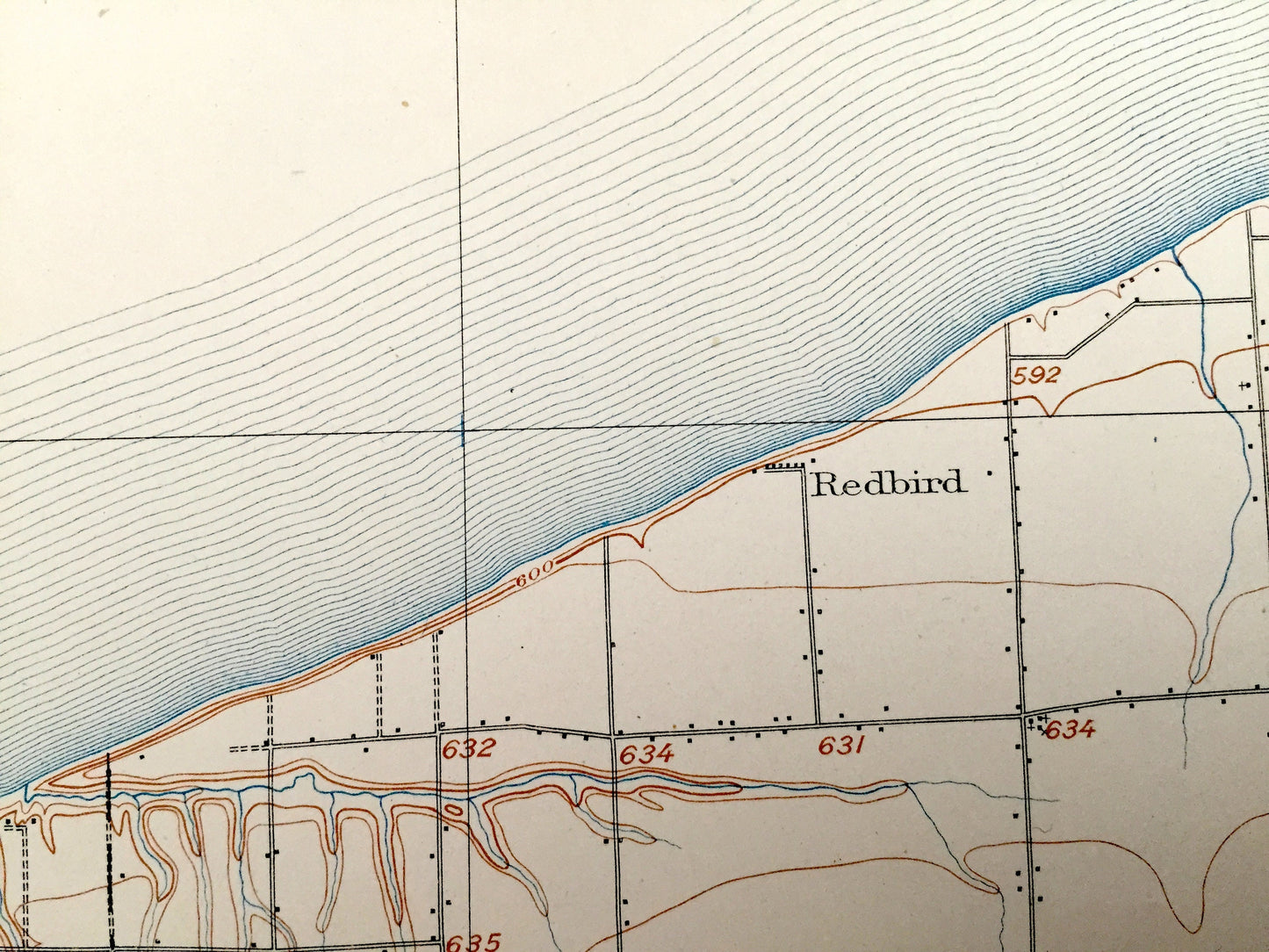 Antique Perry, Ohio 1905 US Geological Survey Topographic Map – Lake County, Painesville, Redbird, Harpersfield, Geneva, Unionville, Madison