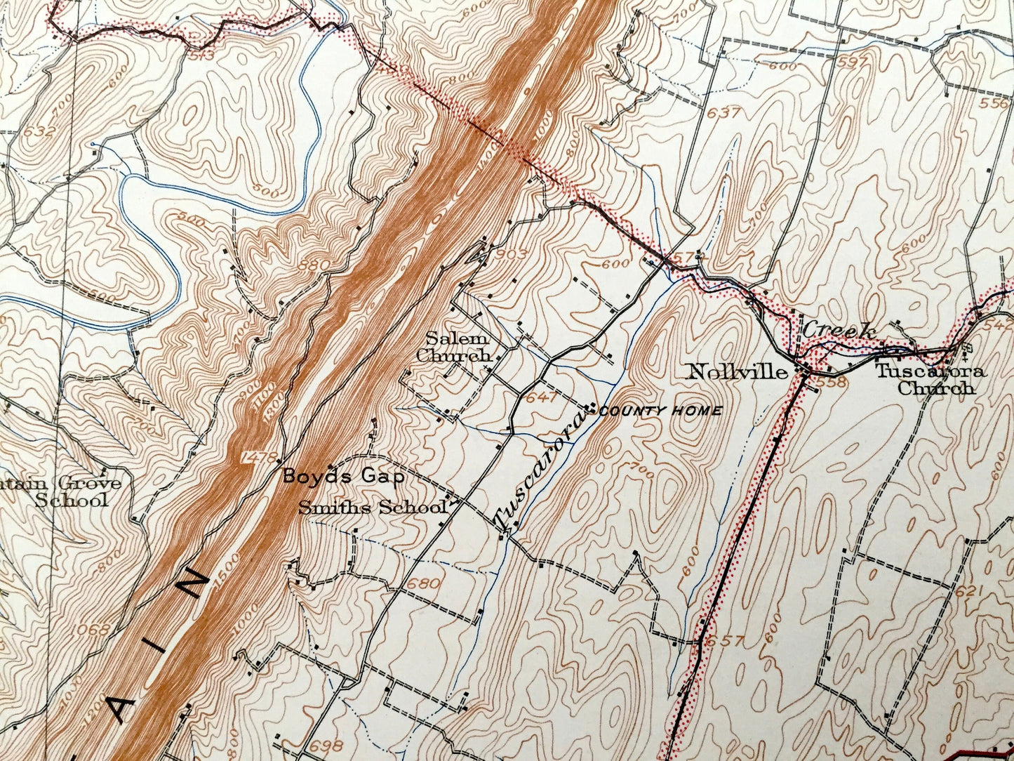 Antique Gerrardstown, West Virginia 1943 US Geological Survey Topographic Map – Berkeley County, Hedgesville, Inwood, Clearbrook, Cedar Hill