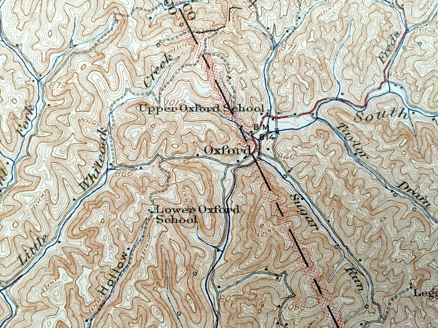 Antique Holbrook, West Virginia 1926 US Geological Survey Topographic Map – Ritchie County, Summers, Oxford, New Milton, Auburn, Burnt House