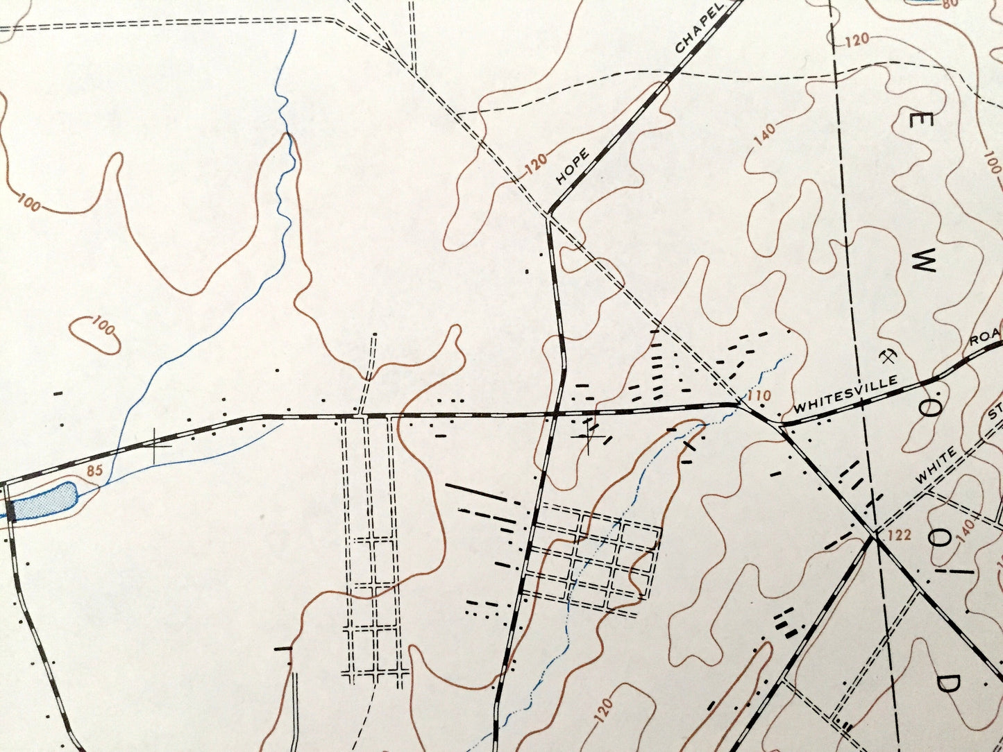 Antique Lakehurst, New Jersey 1947 US Geological Survey Topographic Map – Ocean County, Jackson, Manchester Dover Lakewood Pleasant Grove NJ