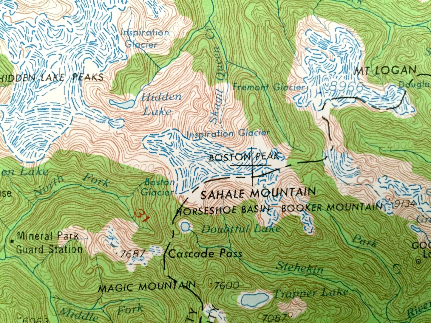 Antique Concrete, Washington 1962 US Geological Survey Topographic Map – Van Horn, Rockport, Granite Falls, Darrington, Newhalem, Canada