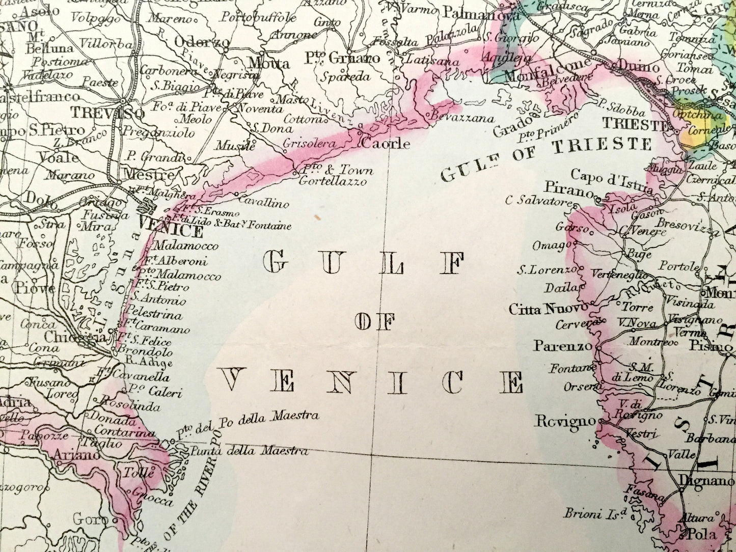 Antique 1863 Austrian Empire Map by Dower & Weekly Dispatch – Germany, Poland, Croatia, Romania, Hungary, Vienna, Munich, Prague, Dubrovnik