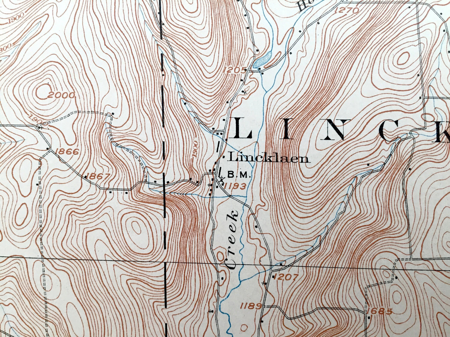 Antique Pitcher, New York 1904 US Geological Survey Topographic Map – Cincinnatus, Taylor, Cuyler, Cortland, Madison, Chanango County, NY