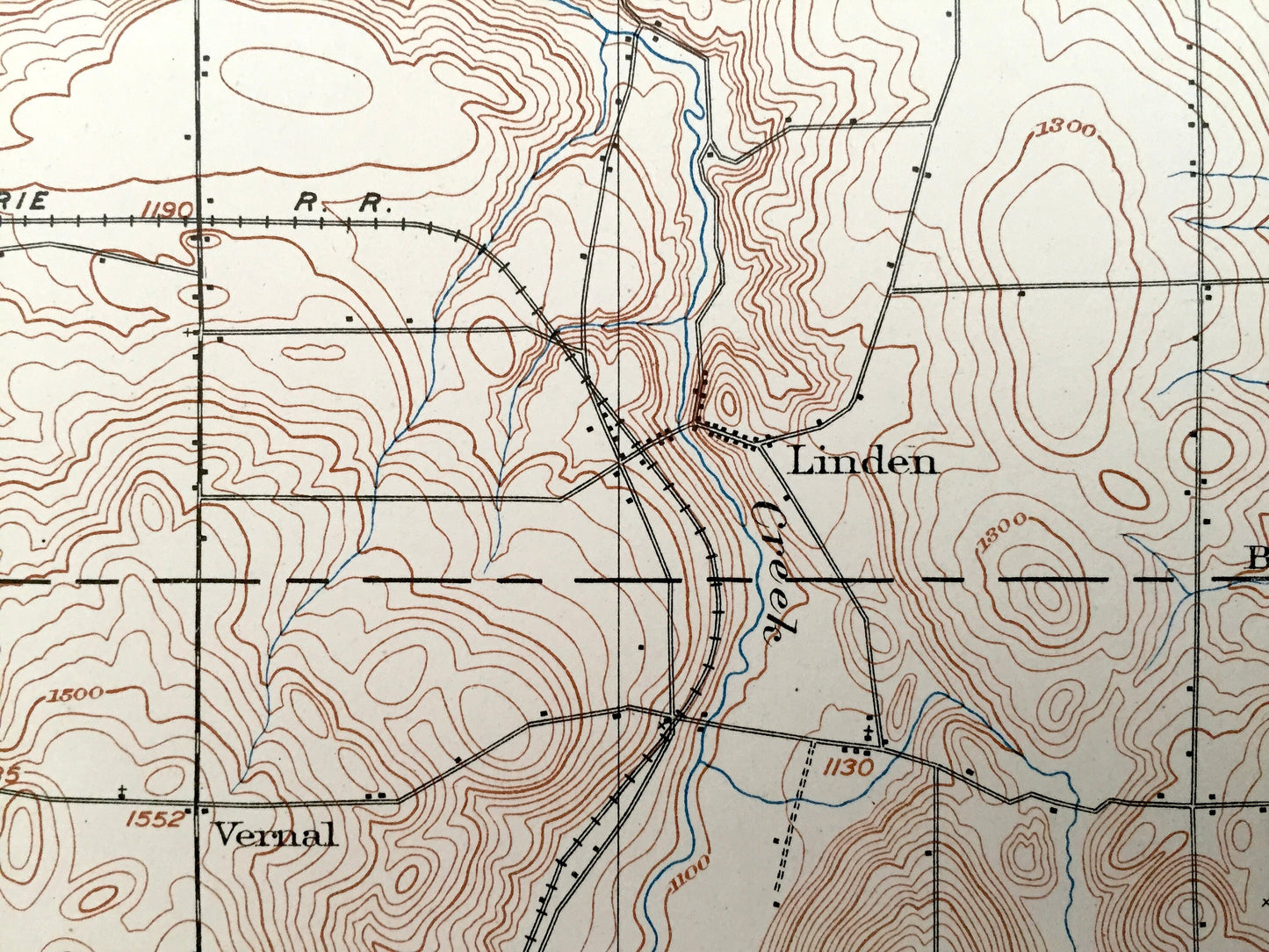 Antique Batavia, New York 1904 US Geological Survey Topographic Map – Alexander, Stafford, Pavilion, Dale, Warsaw, Genesee, Wyoming County