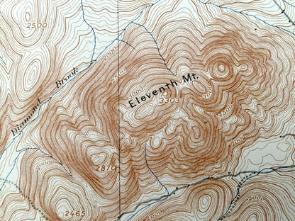 Antique Thirteenth Lake, New York 1898 US Geological Survey Topographic Map – Adirondacks, Indian Lake, Garnet, Johnsburg, Warren County NY