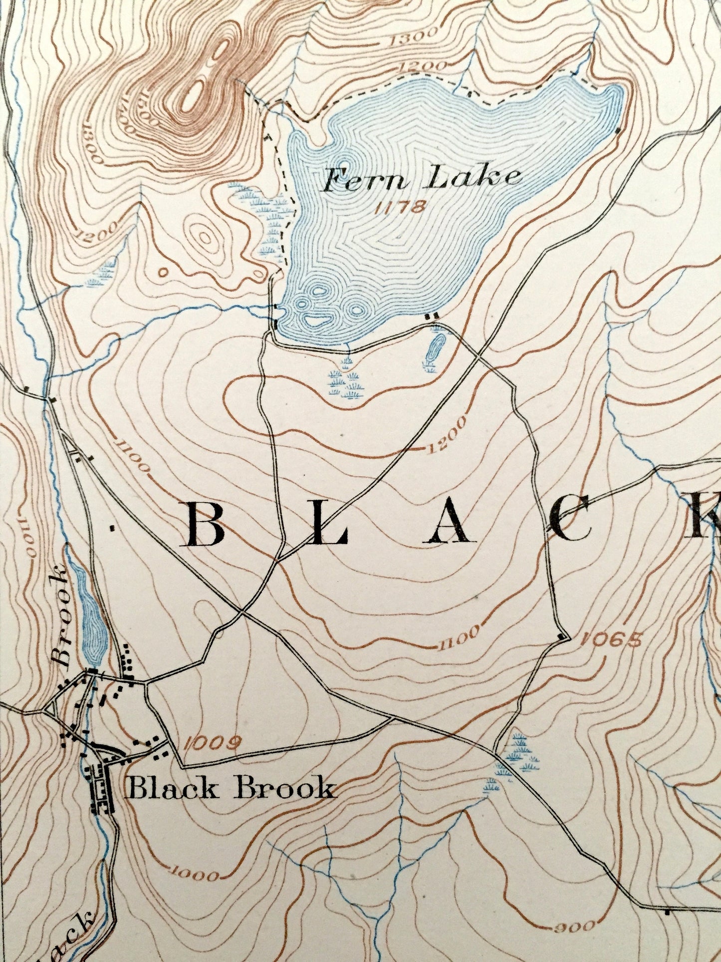 Antique Au Sable Forks, New York 1895 US Geological Survey Topographic Map – Adirondacks, Black Brook, Rome, Lewis, Jay, Chesterfield, NY