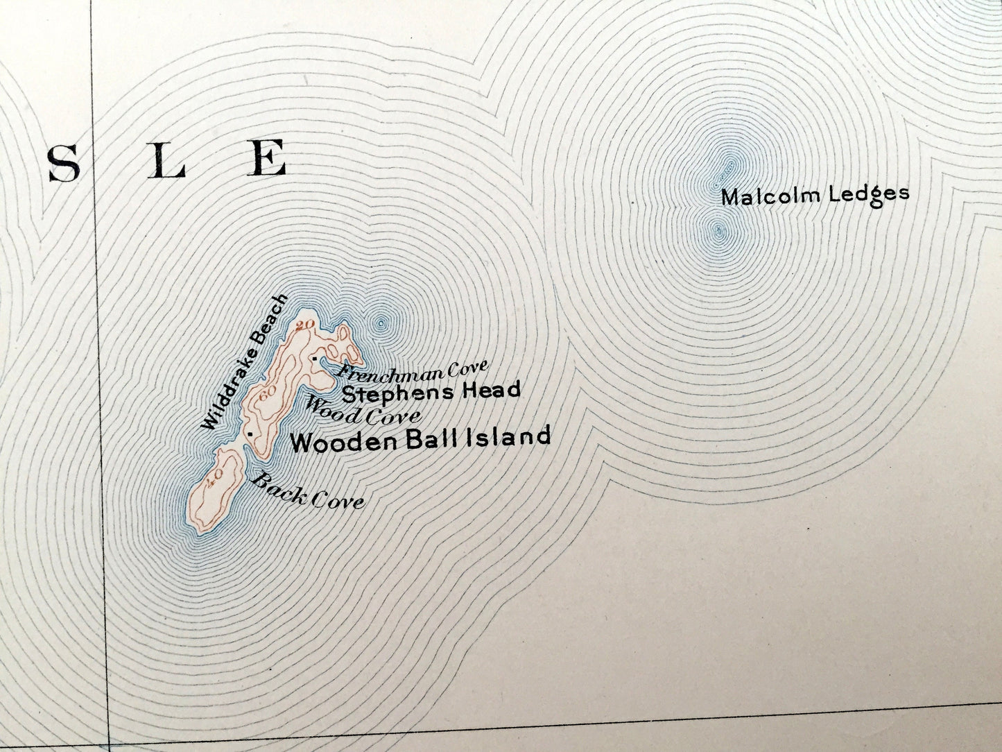Antique Matinicus, Maine 1906 US Geological Survey Topographic Map – Criehaven, Wooden Ball, Ragged, Seal Island, Knox County Seal Ledges ME