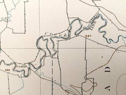 Antique Lockport, New York 1897 US Geological Survey Topographic Map – Newfane, Gasport, Akron, Erie Canal, Niagara County, Raymond, Rapids
