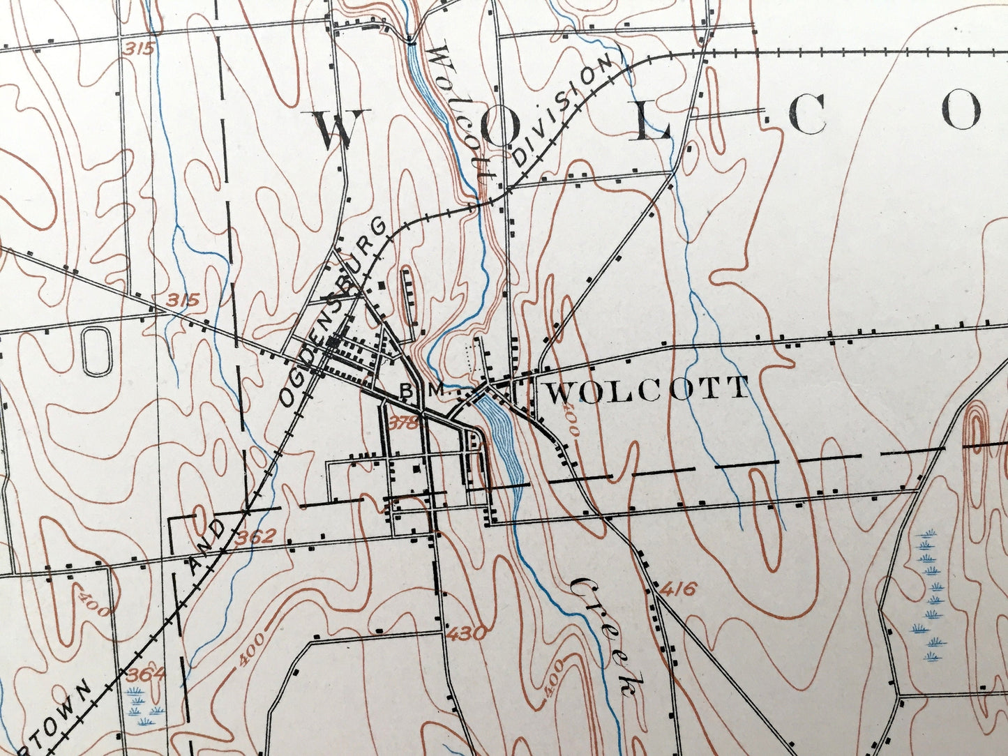 Antique Clyde, New York 1902 US Geological Survey Topographic Map – Wolcott, Rose, Lyons, Savannah, Huron, Wayne, Ontario, Seneca County, NY