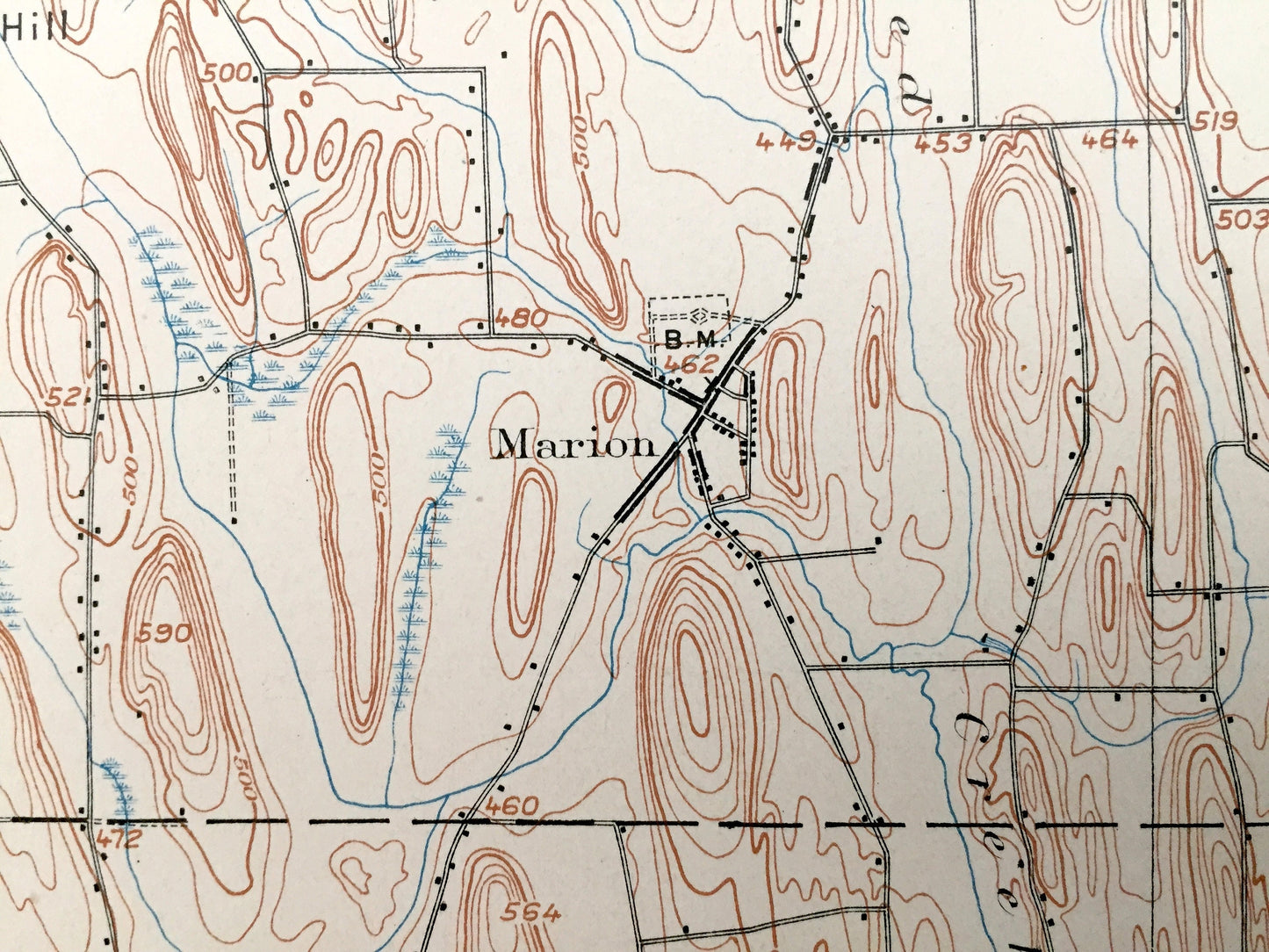 Antique Palmyra, New York 1902 US Geological Survey Topographic Map – Wayne County, Williamson, Sodus, Marion, Arcadia, Lyons, Manchester NY