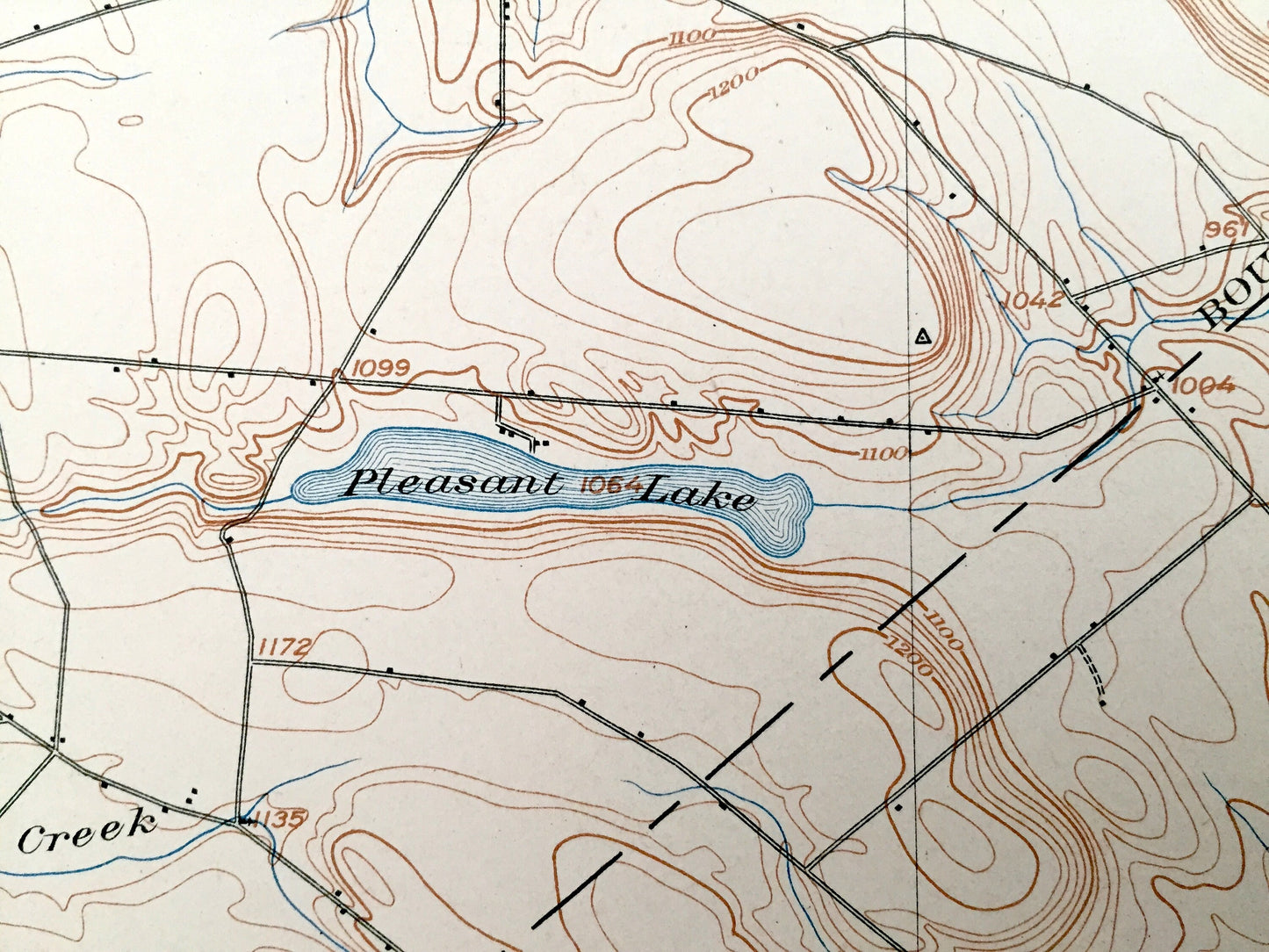Antique Carthage, New York 1904 US Geological Survey Topographic Map – Jefferson, Lewis County, Champion, Denmark, Montague, Castorland, NY
