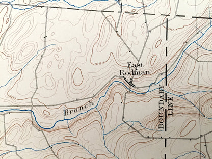Antique Watertown, New York 1898 US Geological Survey Topographic Map – Hounsfield, Pamelia, Rutland, Rodman, Lewis, Jefferson County