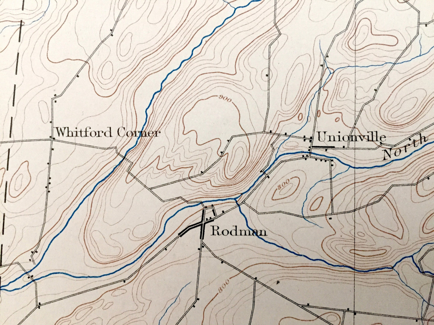 Antique Watertown, New York 1898 US Geological Survey Topographic Map – Hounsfield, Pamelia, Rutland, Rodman, Lewis, Jefferson County