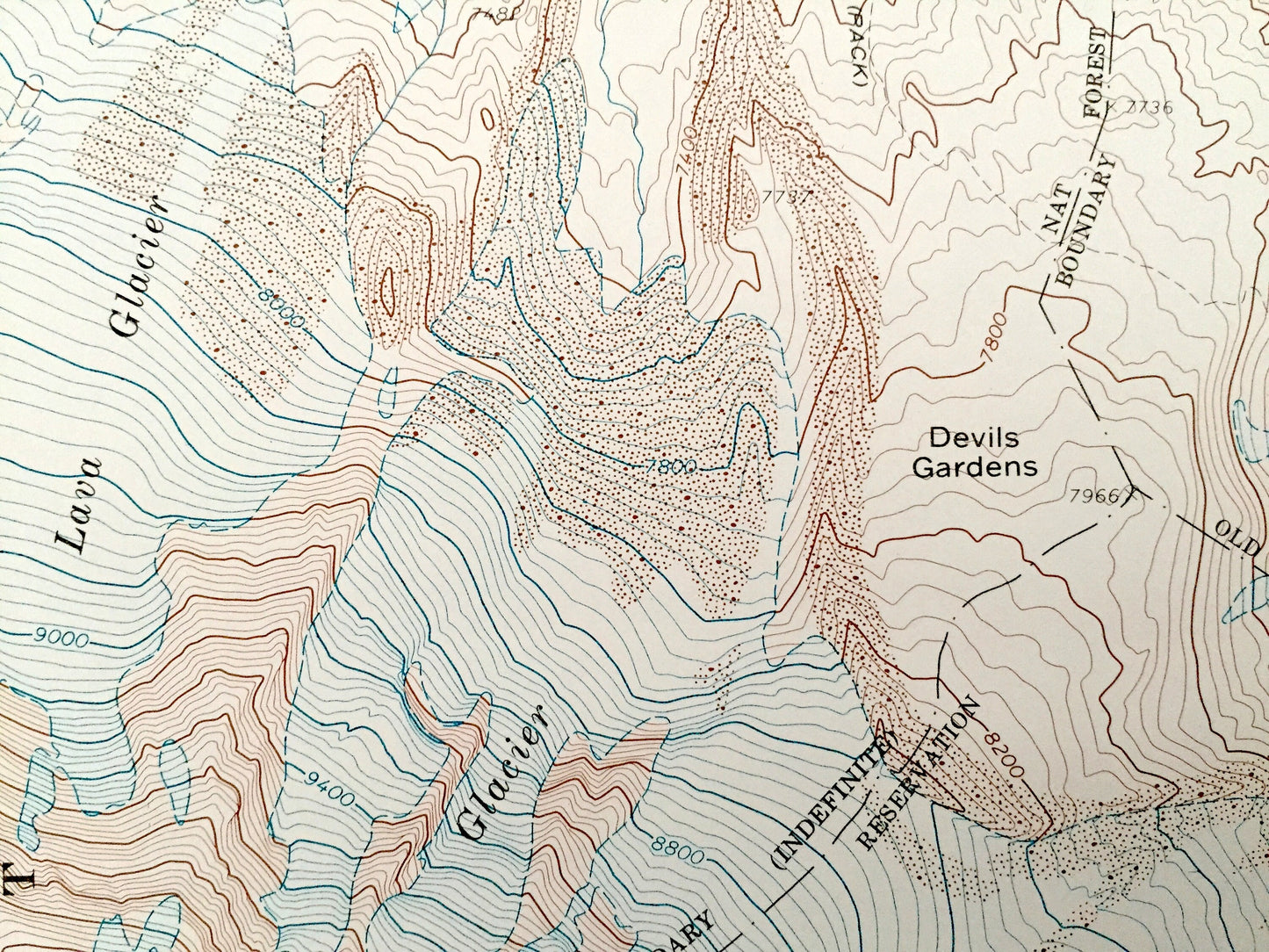 Antique Mount Adams, Washington 1970 US Geological Survey Topographic Map – Yakima County, Gifford Pinchot Forest, Pacific Trail Hellroaring