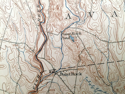 Antique Taberg, New York 1905 US Geological Survey Topographic Map - Annsville, Vienna, Rome, Lee, Ava, Lewis, Florence, Camden, Osceola