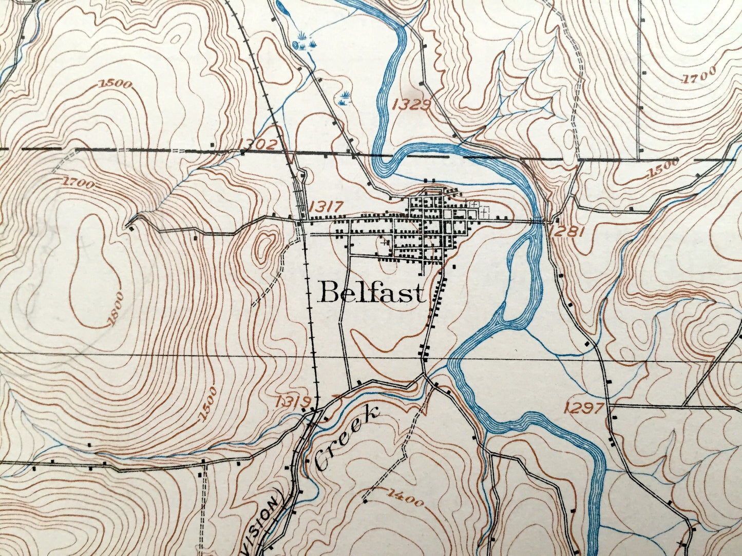Antique Angelica, New York 1906 US Geological Survey Topographic Map – Allegany County, Amity, Friendship, New Hudson, Caneadea, Granger, NY