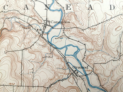Antique Angelica, New York 1906 US Geological Survey Topographic Map – Allegany County, Amity, Friendship, New Hudson, Caneadea, Granger, NY