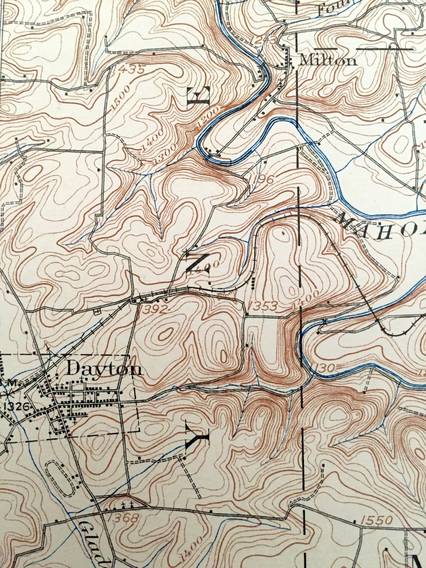 Antique Smicksburg, Pennsylvania 1909 US Geological Survey Topographic Map - Wayne, West Mahoning, Redbank, Ringgold, Porter, Oliver, Perry