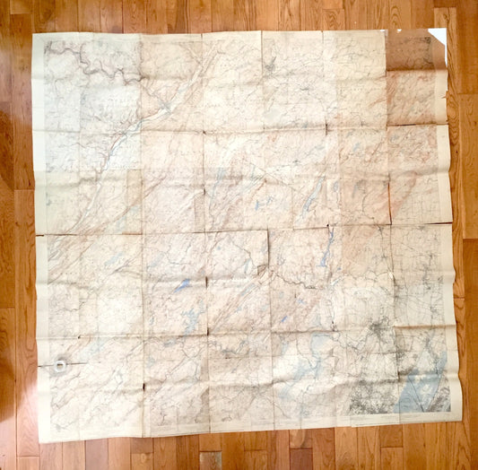 Antique 1903 New Jersey, New York & Pennsylvania US Geological Survey Topographic Map – Hudson River Valley, Montclair, Upstate, Passaic, NJ
