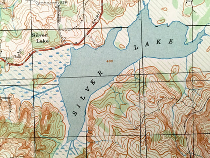 Antique Castle Rock, Washington 19341 US Geological Survey Topographic Map – Cowlitz, Lewis County, Vader, Olequa, Toledo, Winlock Toutle WA
