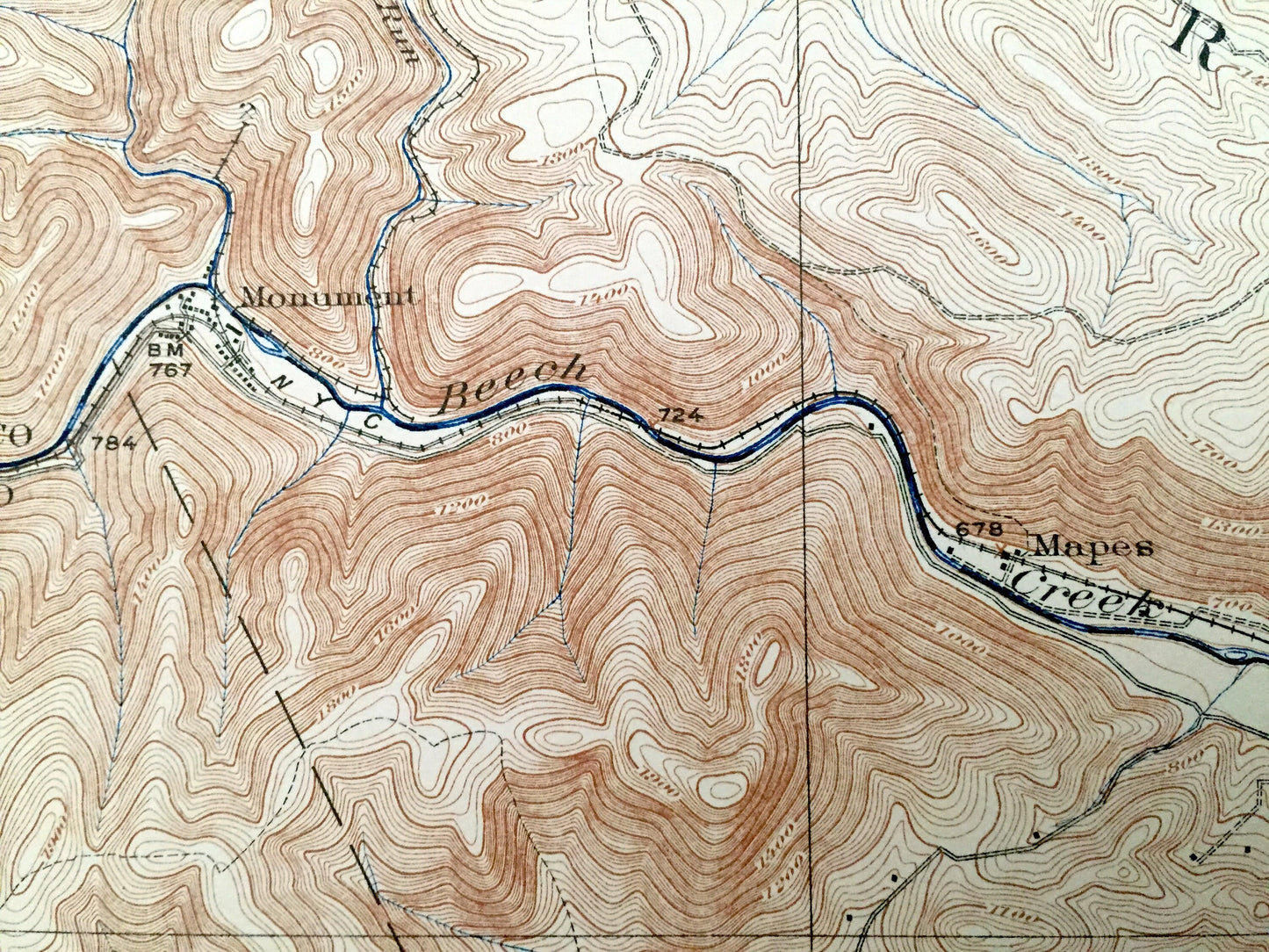 Antique Howard, Pennsylvania 1923 US Geological Survey Topographic Map – Centre, Clinton County, Marion, Porter, Liberty, Beech Creek, PA