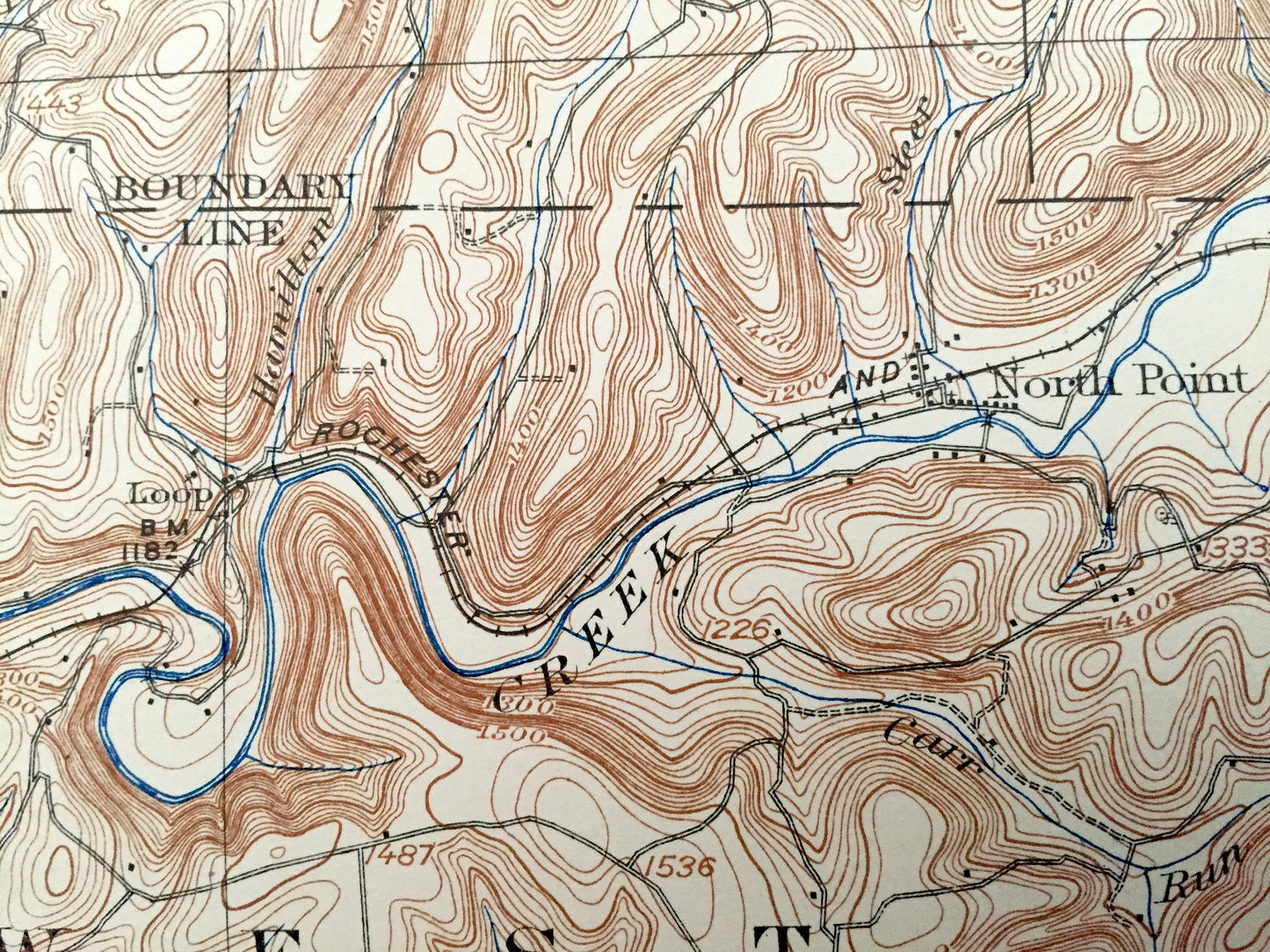 Antique Smicksburg, Pennsylvania 1909 US Geological Survey Topographic Map - Wayne, West Mahoning, Redbank, Ringgold, Porter, Oliver, Perry