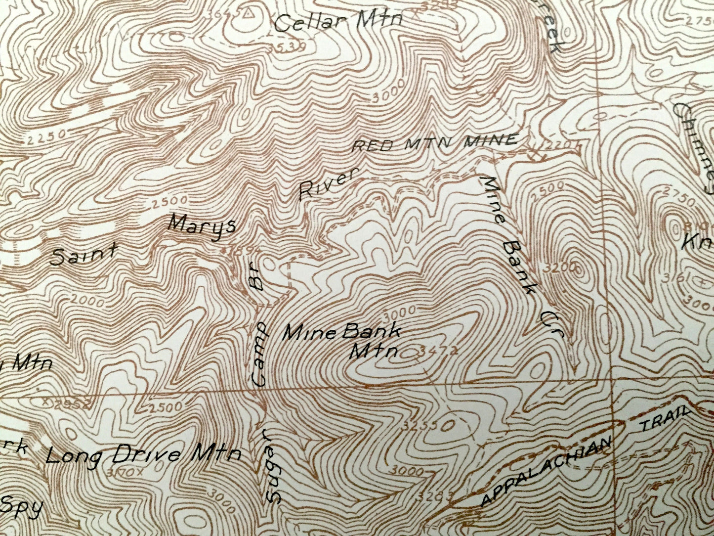 Antique Vesuvius, Virginia 1935 US Geological Survey Topographic Map – Lofton, Greenville, Massies Mill, Raphine, Nash, Woodson, Montebello