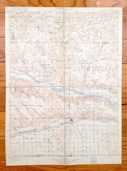 Antique Ogalalla, Nebraska 1900 US Geological Survey Topographic Map – Vail, Brule, Chase, Logan, Whitetail, Lonergan Brooking Blue Creek NE