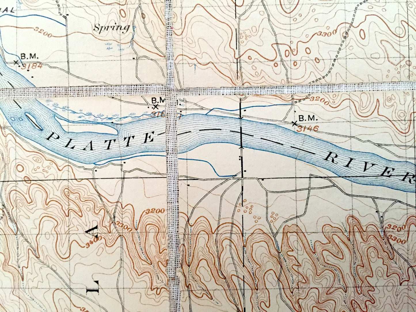 Antique Ogalalla, Nebraska 1900 US Geological Survey Topographic Map – Vail, Brule, Chase, Logan, Whitetail, Lonergan Brooking Blue Creek NE