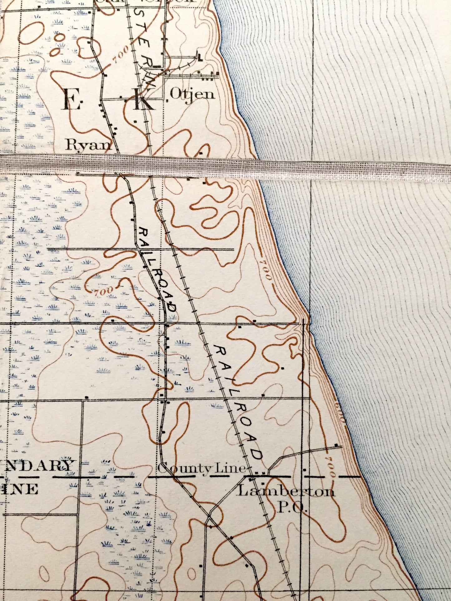 Antique Bayview, Wisconsin 1901 US Geological Survey Topographic Map – Milwaukee, Racine County, Bay View, Cudahy, Wind Point, Oak Creek, WI