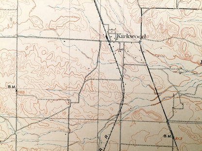 Antique Vina, California 1905 US Geological Survey Topographic Map – Glen, Butte County, Corning, Sacramento River, Richfield Los Molinos CA