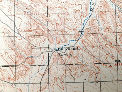 Antique Sidney, Nebraska 1899 US Geological Survey Topographic Map – Colton, Lodgepole, Chappell, Green, Eagle, Rush Creek, Davison Lisco NE
