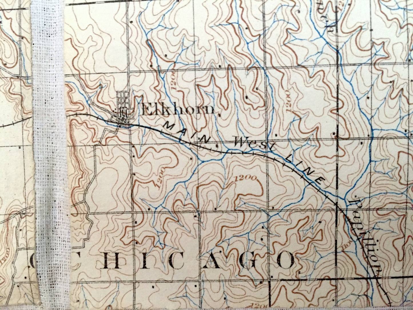Antique Fremont, Nebraska 1896 US Geological Survey Topographic Map – Platte, Elkhorn, Nickerson, Lincoln, Fontanelle Bell Creek Richland NE